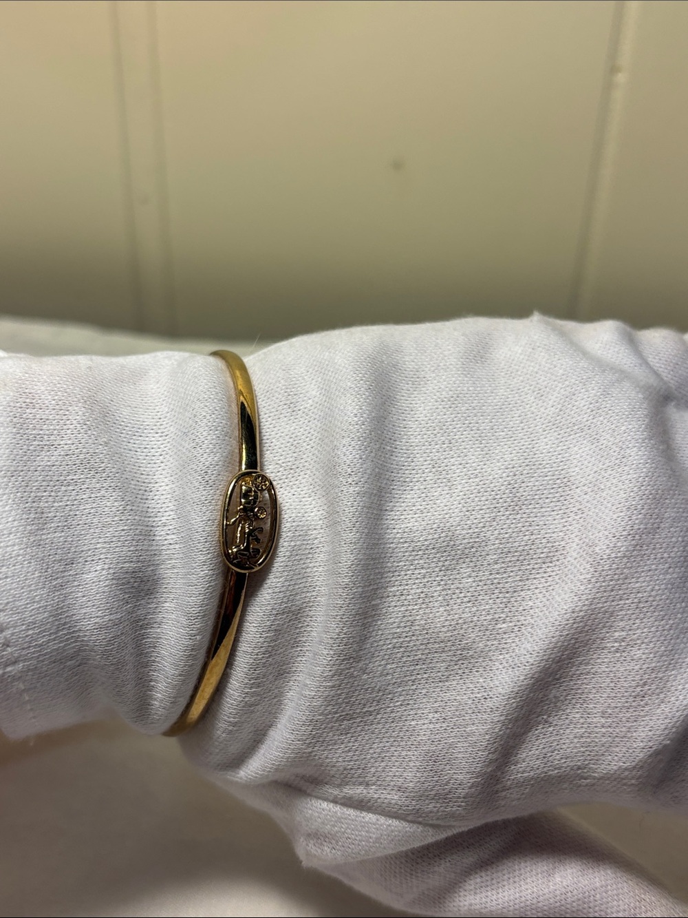 EUC COACH Horse & Carriage Gold-Tone Bangle Bracelet Trio Set - FULL SET! - Picture 15 of 16